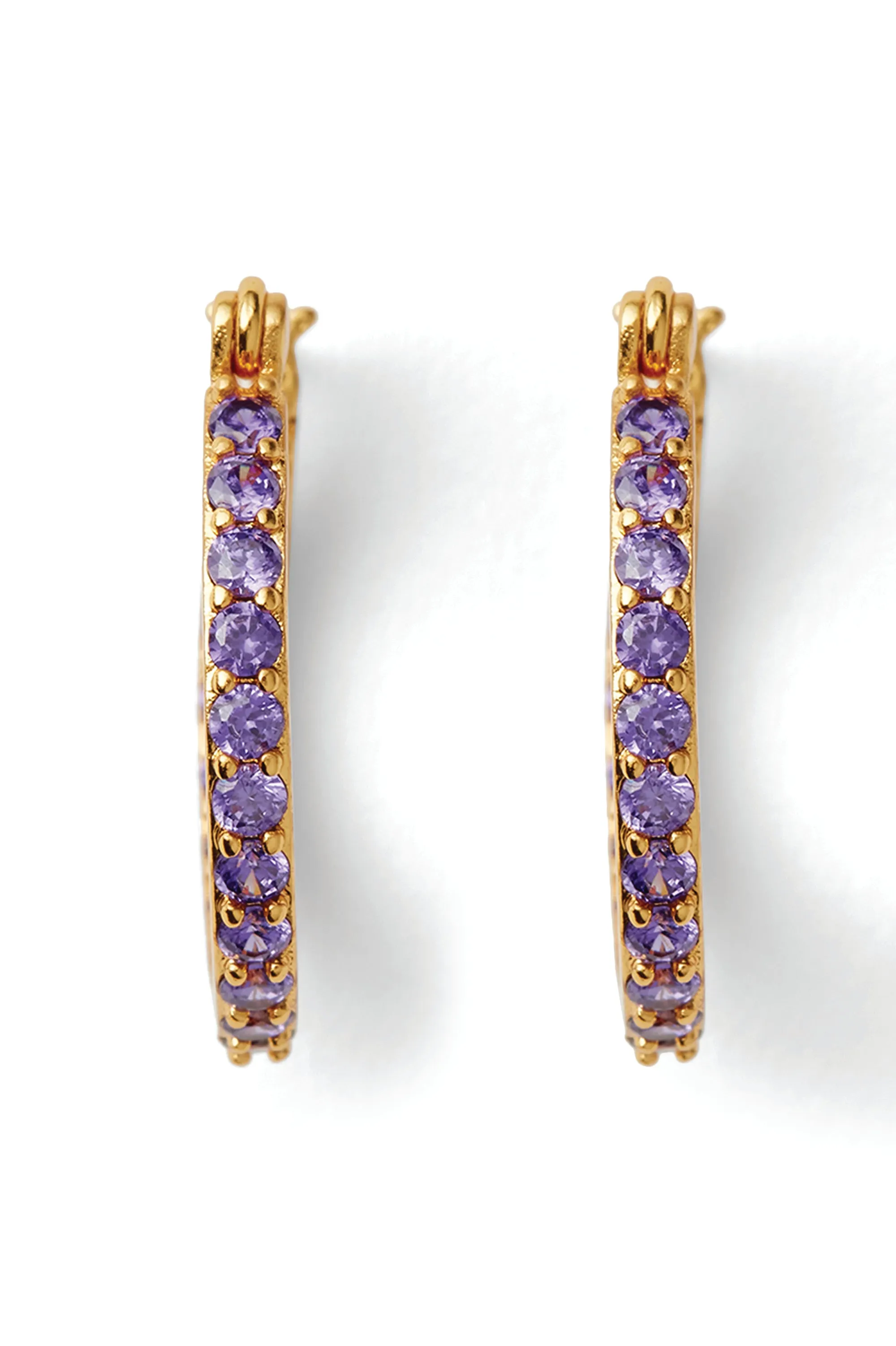 Mini Serena Hoops - Lavender