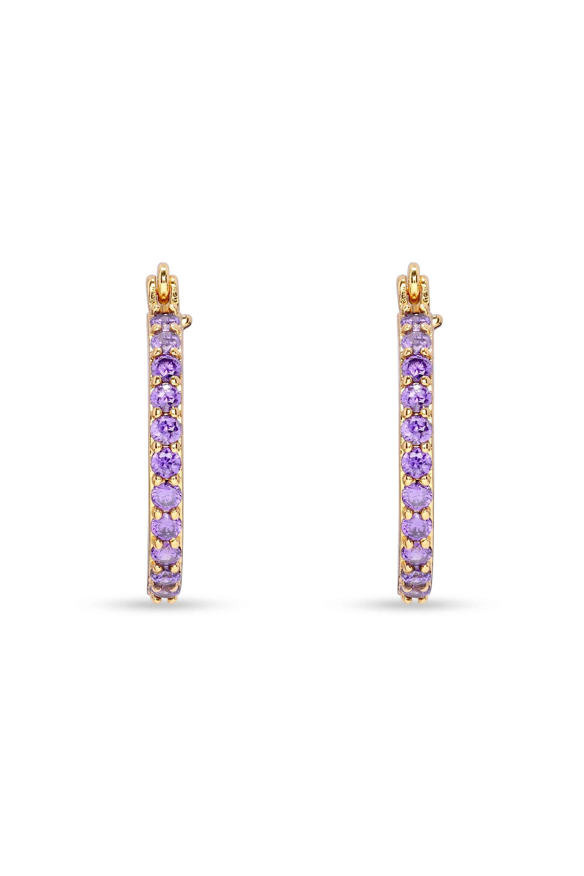 Mini Serena Hoops - Lavender