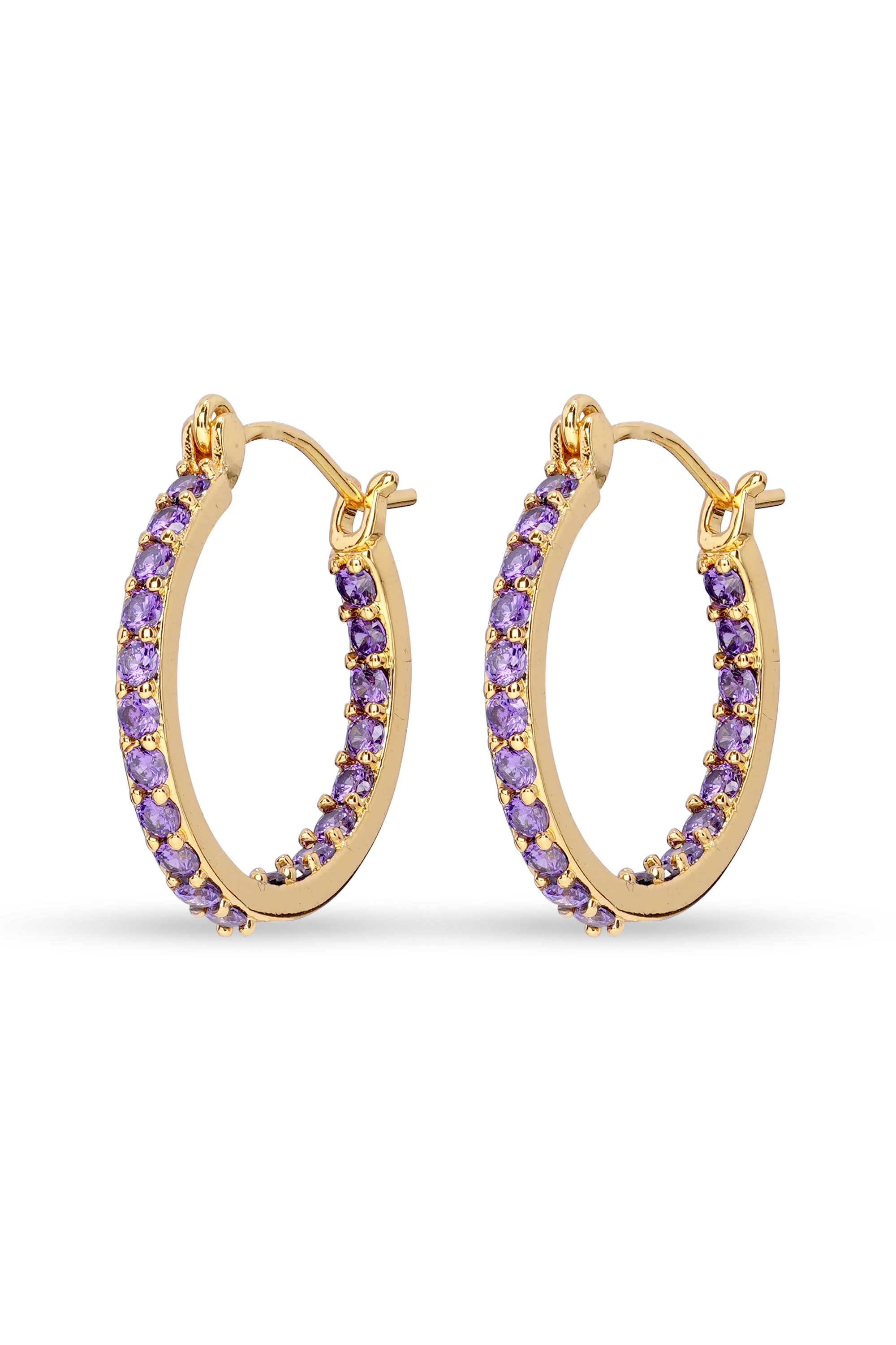 Mini Serena Hoops - Lavender