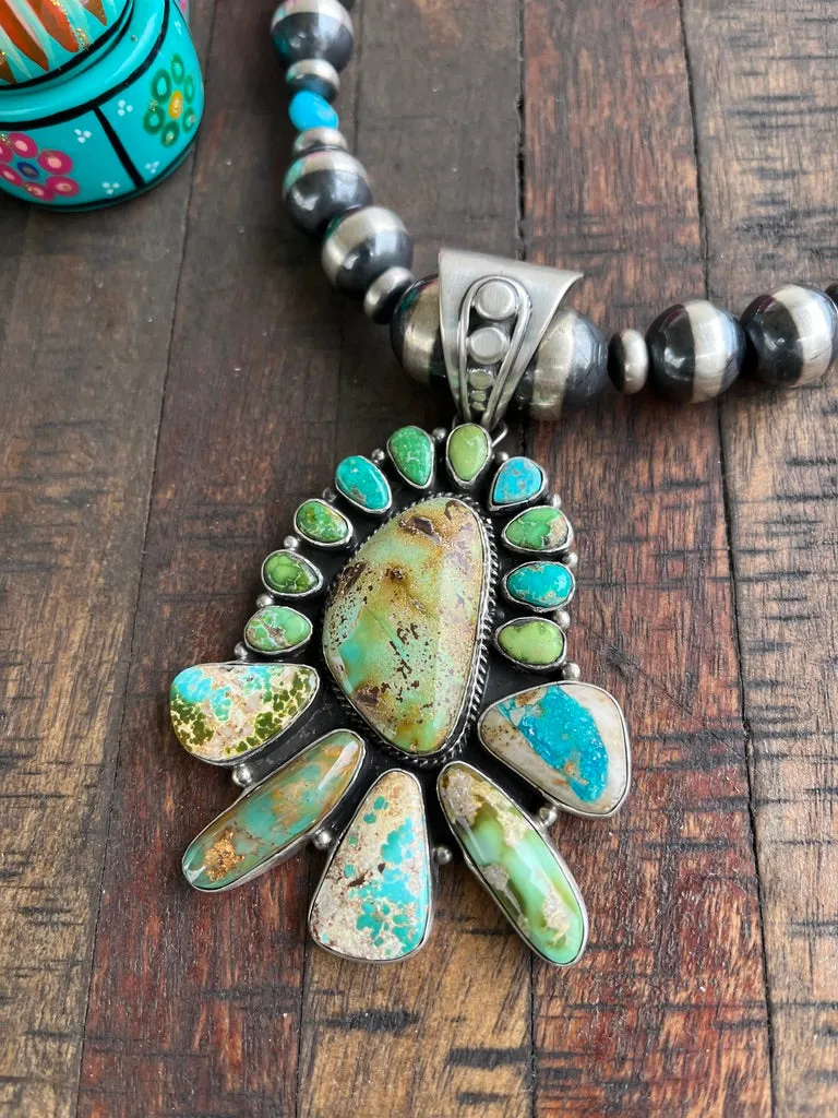 Mixed Mines Pendant Necklace Set