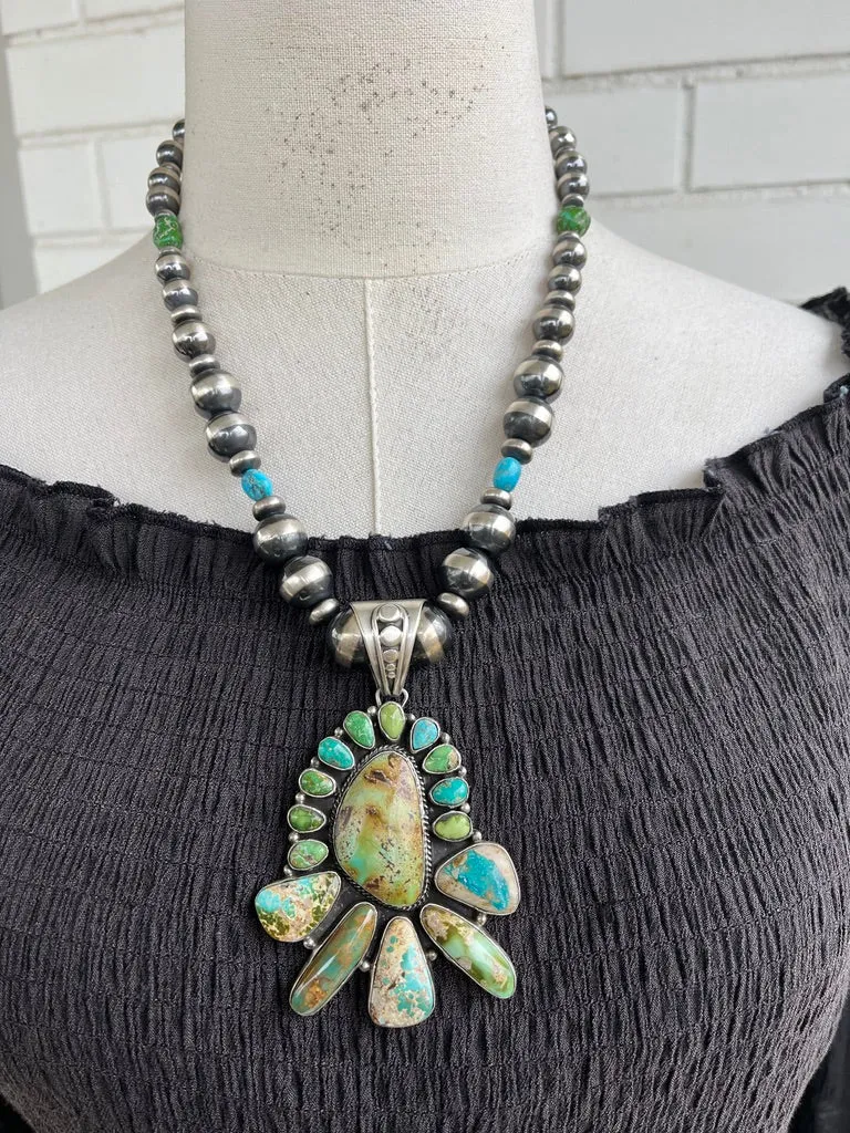 Mixed Mines Pendant Necklace Set