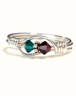 Mother's Ring 2 Birthstones