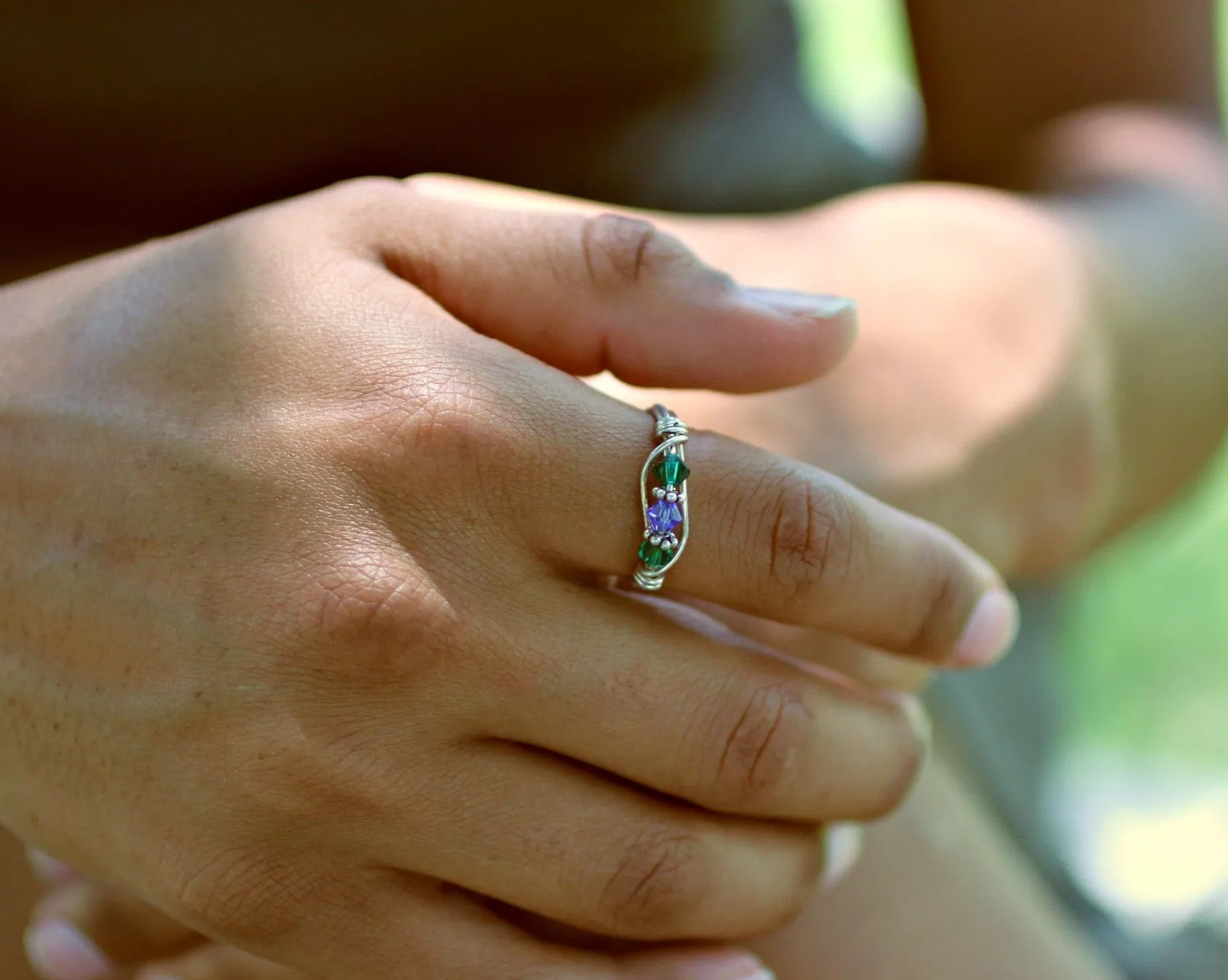 Mother's Ring 3 Birthstones