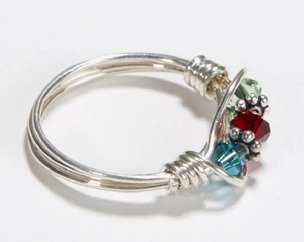 Mother's Ring 3 Birthstones