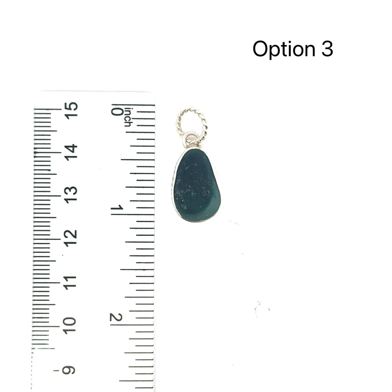 Multi Colored Sea Glass Mini Pendant