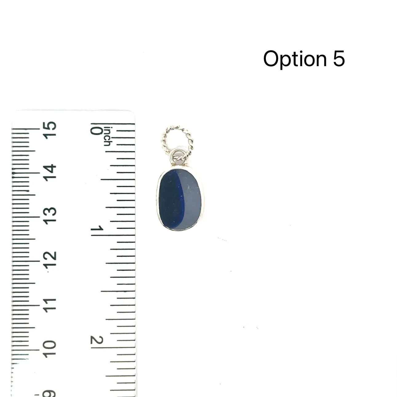 Multi Colored Sea Glass Mini Pendant