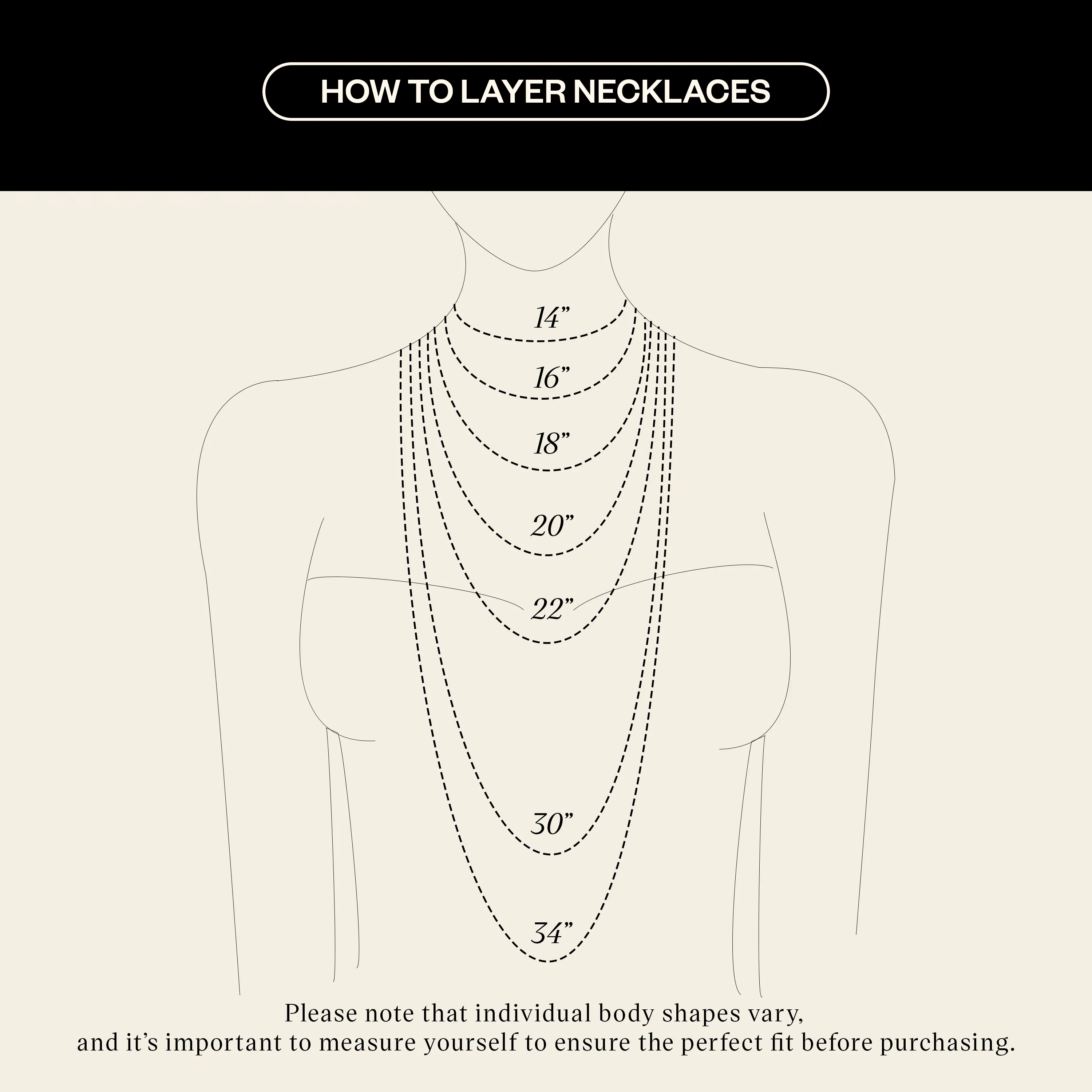 Multi Initial Tag Necklace