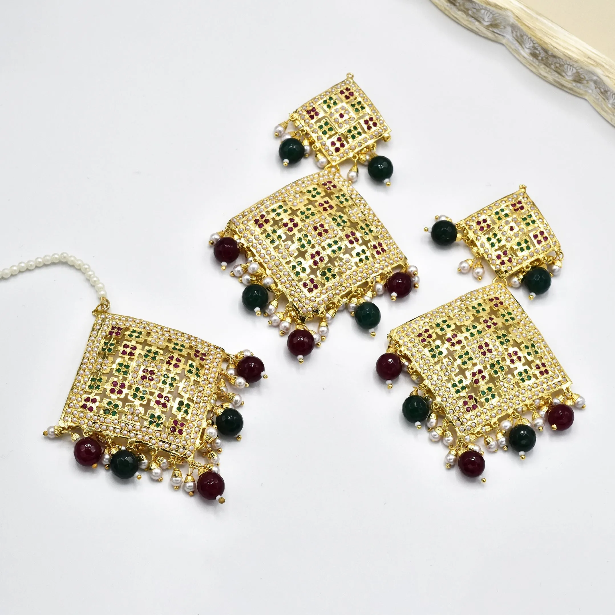 Natasha Jadau Earrings