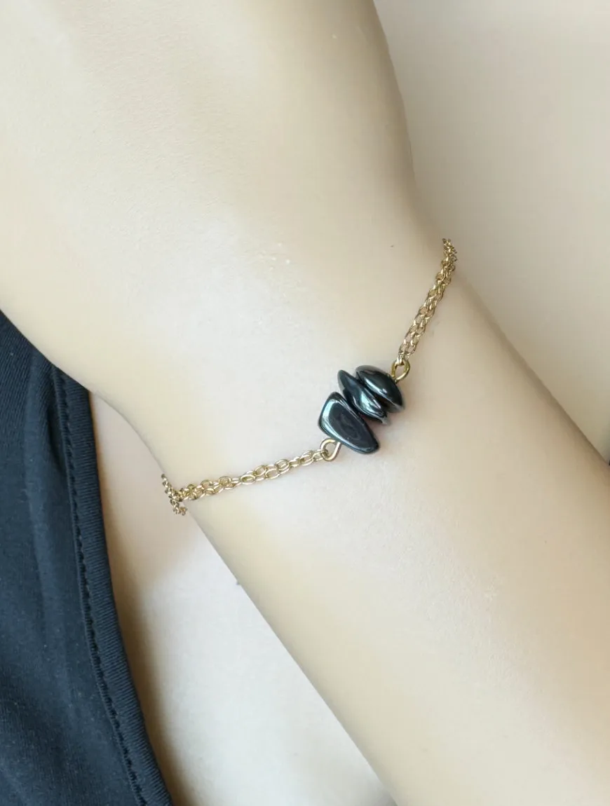 Natural Hematite Bracelet