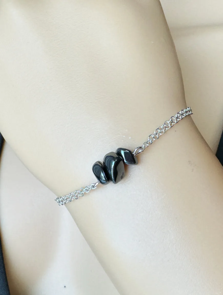 Natural Hematite Bracelet