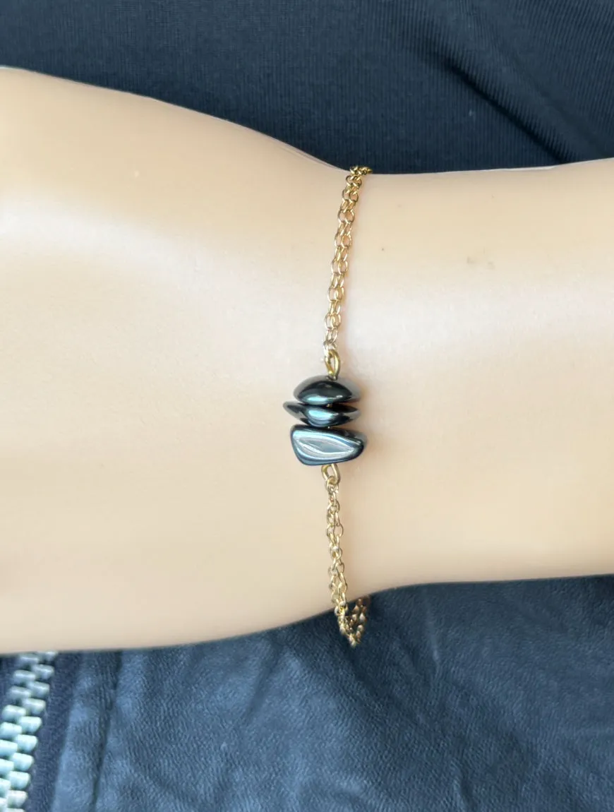 Natural Hematite Bracelet