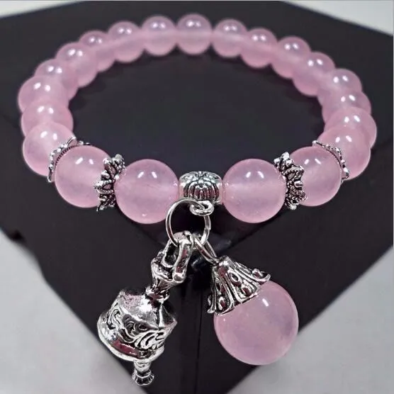 Natural red agate crystal bracelet