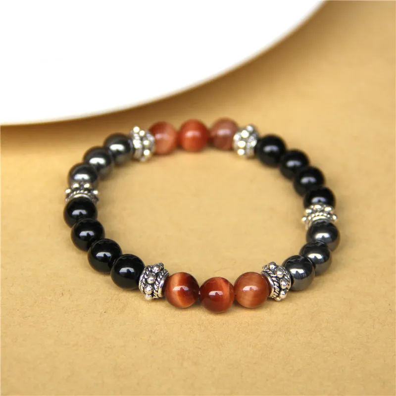 Natural Tiger Eye Bracelet For Men Simple And Fashion