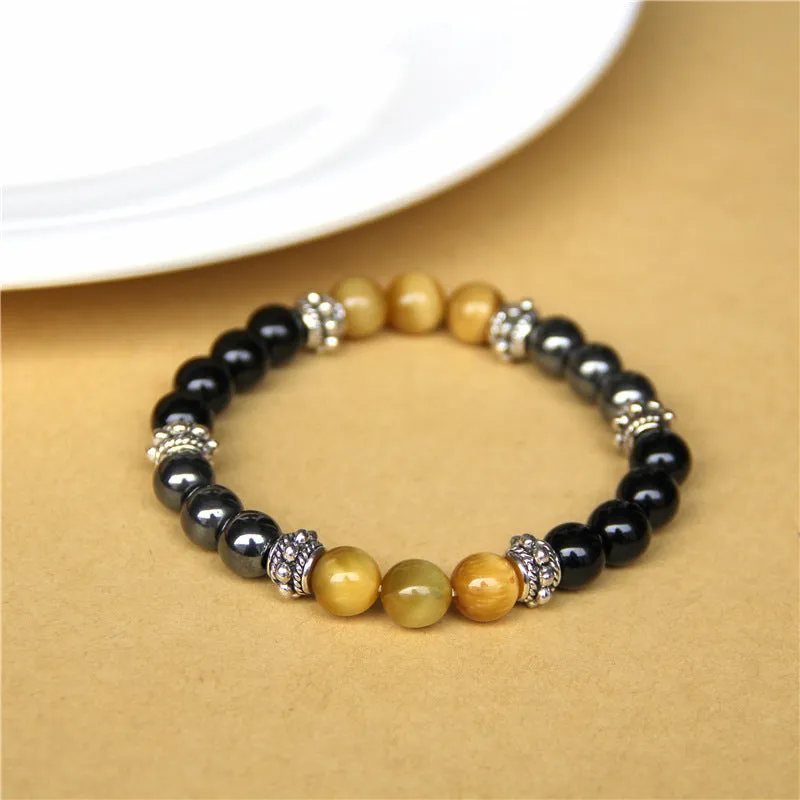 Natural Tiger Eye Bracelet For Men Simple And Fashion