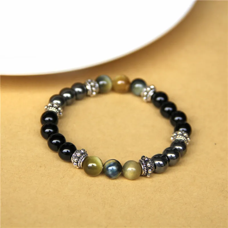 Natural Tiger Eye Bracelet For Men Simple And Fashion