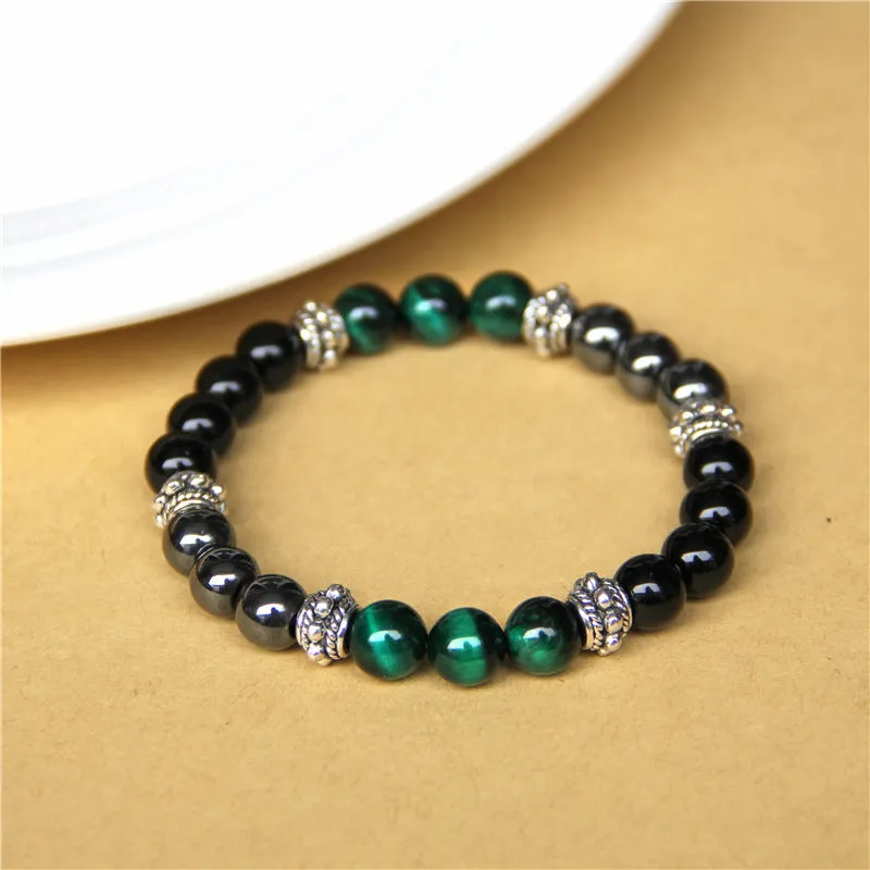 Natural Tiger Eye Bracelet For Men Simple And Fashion