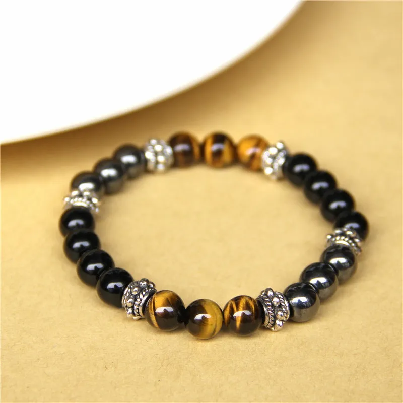 Natural Tiger Eye Bracelet For Men Simple And Fashion