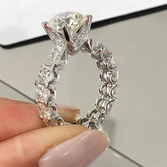 NEW ARRIVAL Design Fashion AAA  Quality Cubic Zirconia Diamonds Luxury Wedding Rings