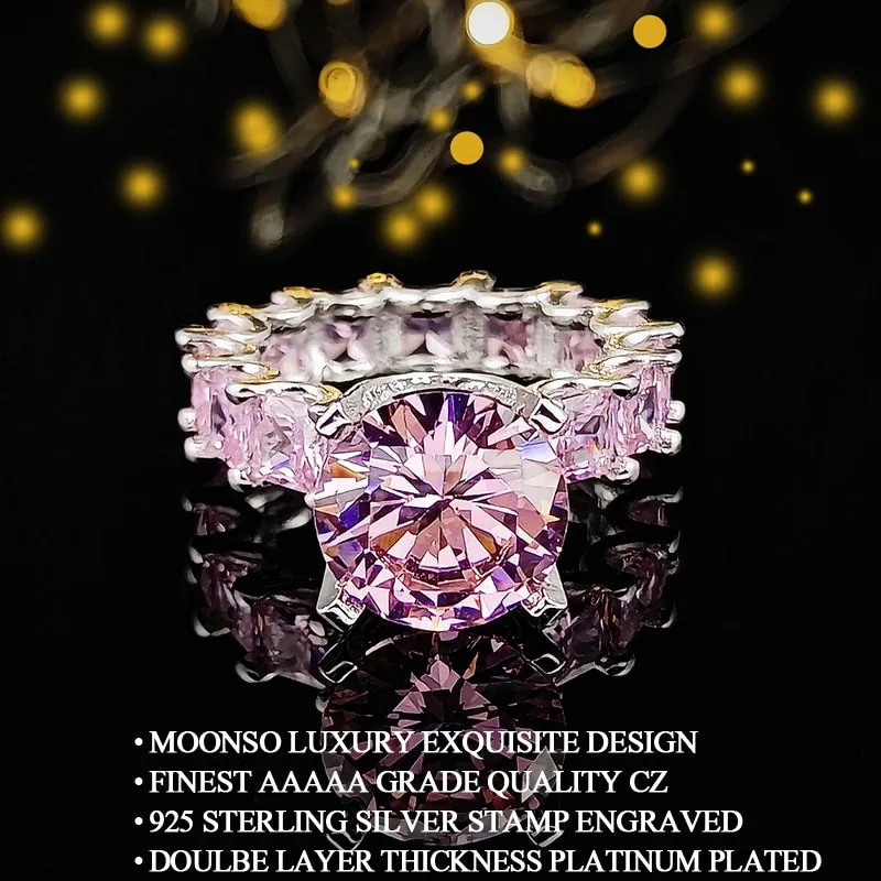 NEW ARRIVAL Design Fashion AAA  Quality Cubic Zirconia Diamonds Luxury Wedding Rings