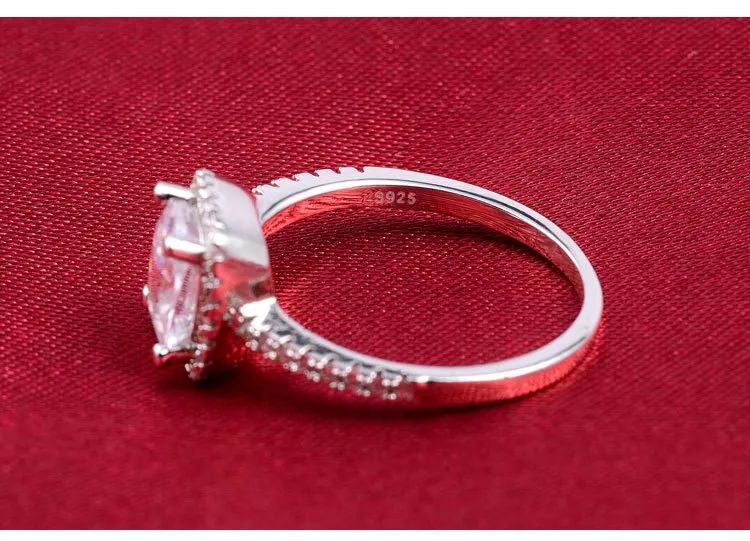 NEW ARRIVAL Original Design White Yellow Pink Colour AAA  Quality CZ Diamonds Engagement Rings