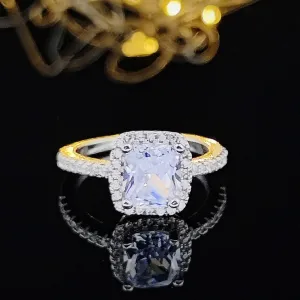 NEW ARRIVAL Original Design White Yellow Pink Colour AAA  Quality CZ Diamonds Engagement Rings