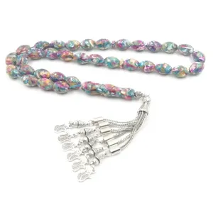 New arrived Tasbih Natural Color mixing Natural seeshell special gift Muslim 33 prayer beads