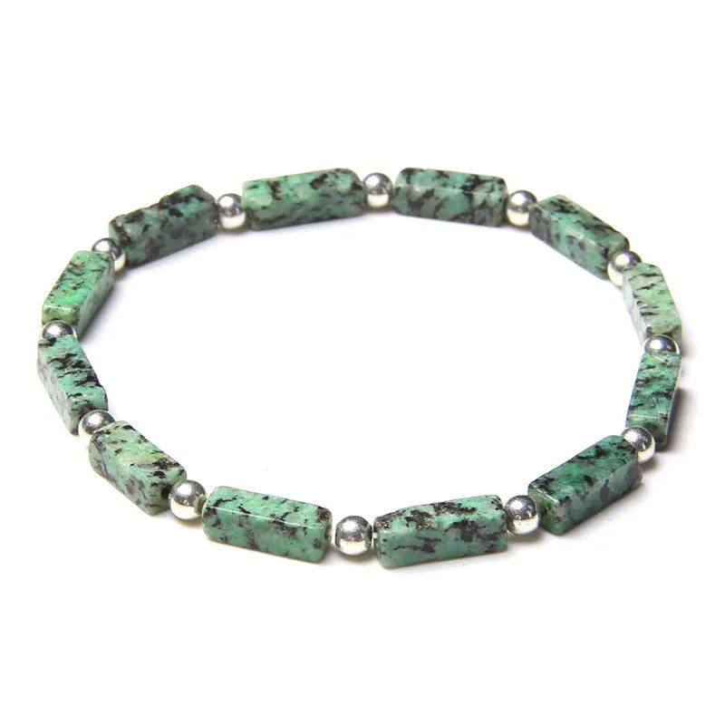 New Natural Rectangular Bead Bracelet
