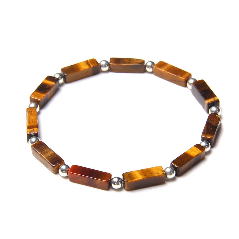 New Natural Rectangular Bead Bracelet