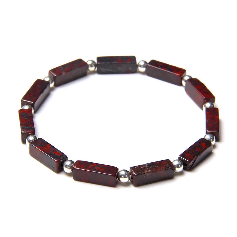 New Natural Rectangular Bead Bracelet