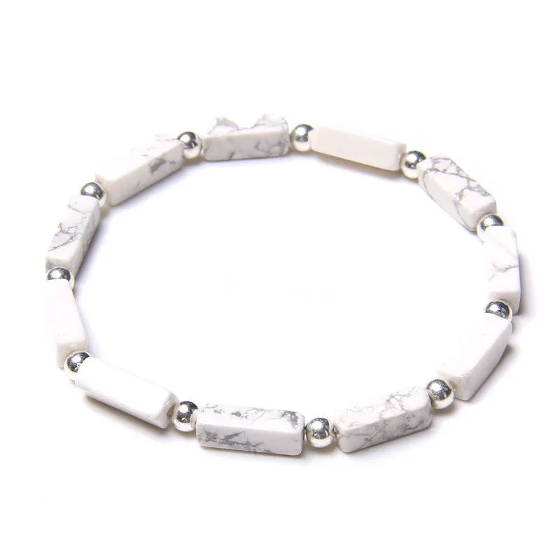 New Natural Rectangular Bead Bracelet