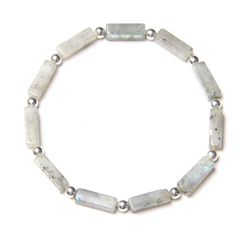 New Natural Rectangular Bead Bracelet