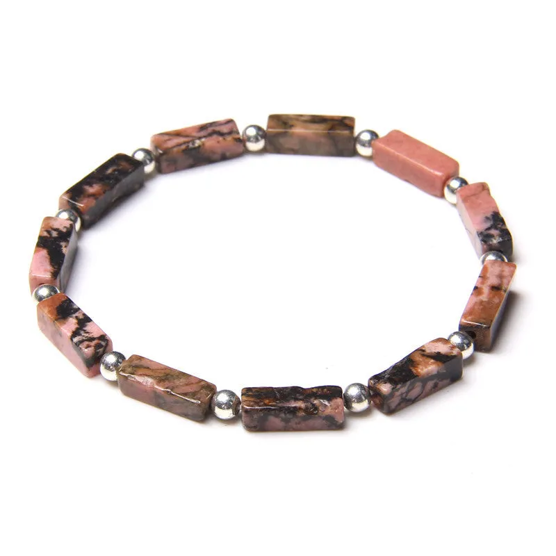 New Natural Rectangular Bead Bracelet