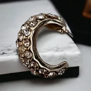 NORDSTROM Pave Crystal Hoop Earrings