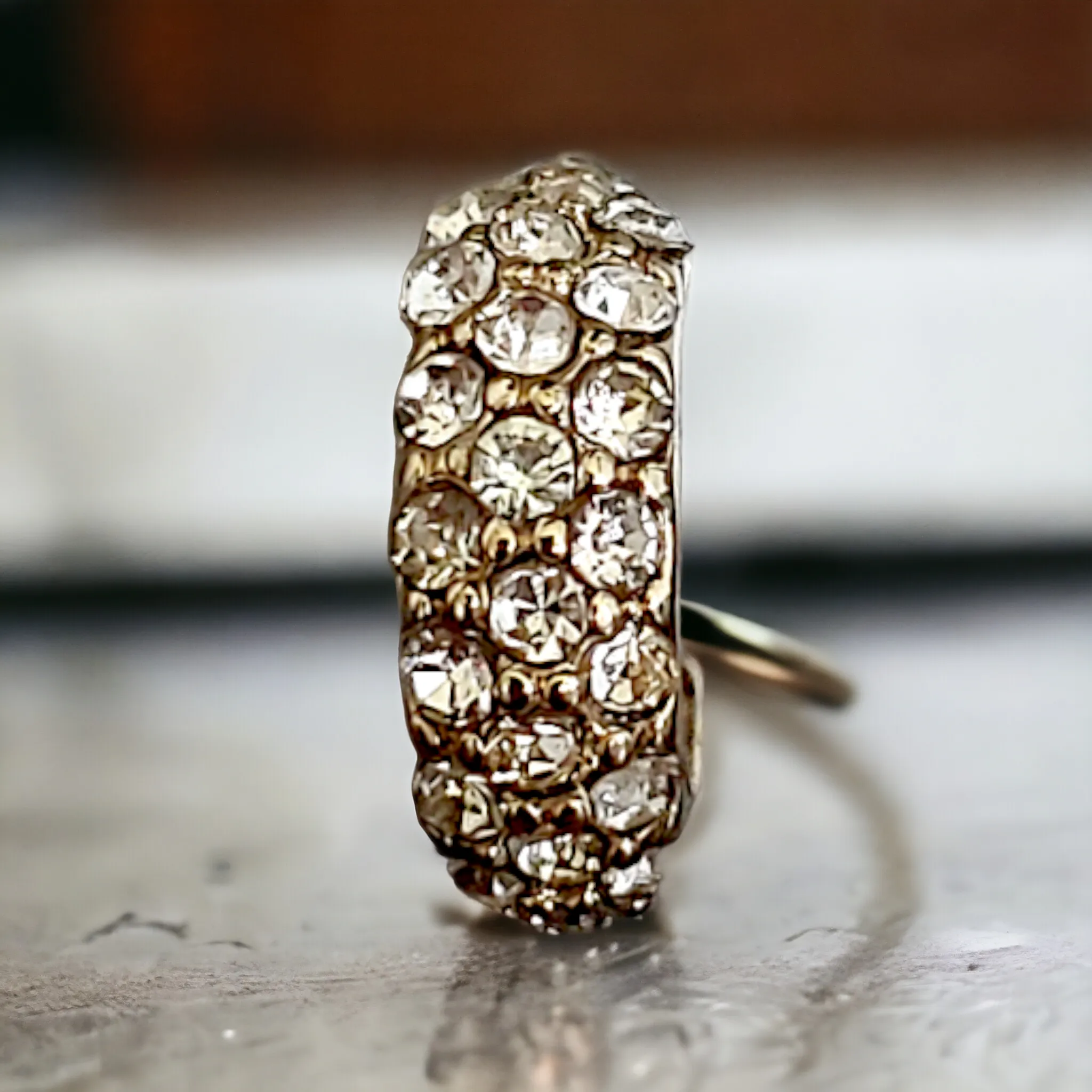NORDSTROM Pave Crystal Hoop Earrings