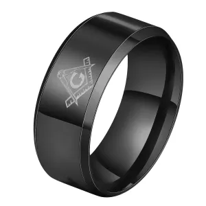 OFFER OF THE MONTH - Vintage Gold Silver Black Freemason Signet Rings