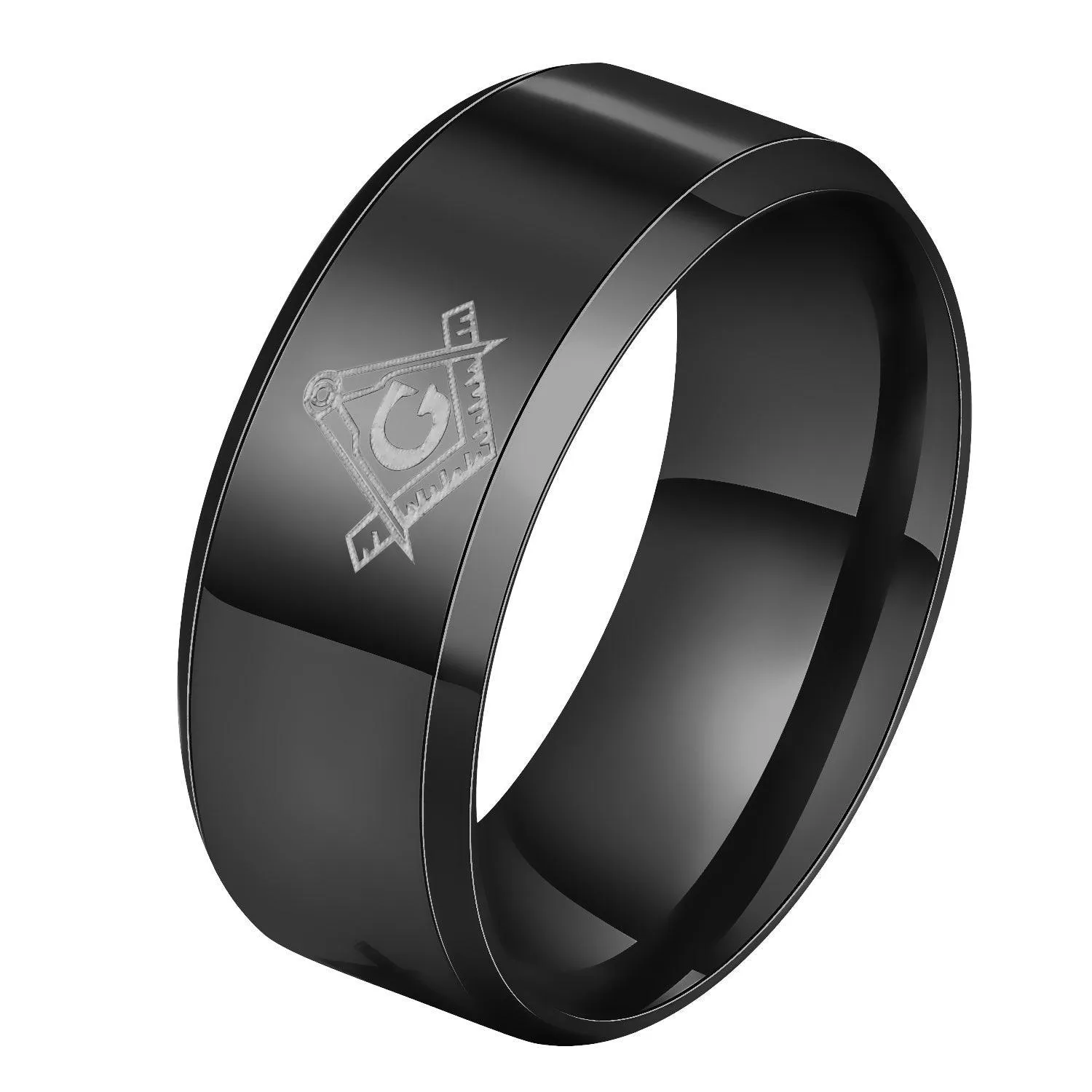 OFFER OF THE MONTH - Vintage Gold Silver Black Freemason Signet Rings