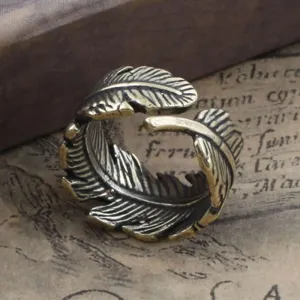 Olive Leaf, Feather Ring