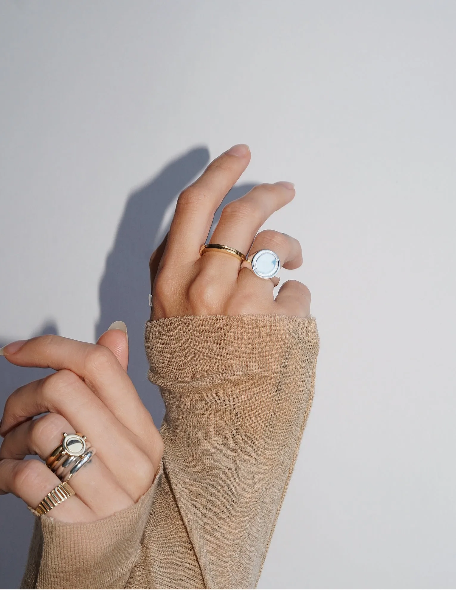 Ozone ring <br>Solid gold