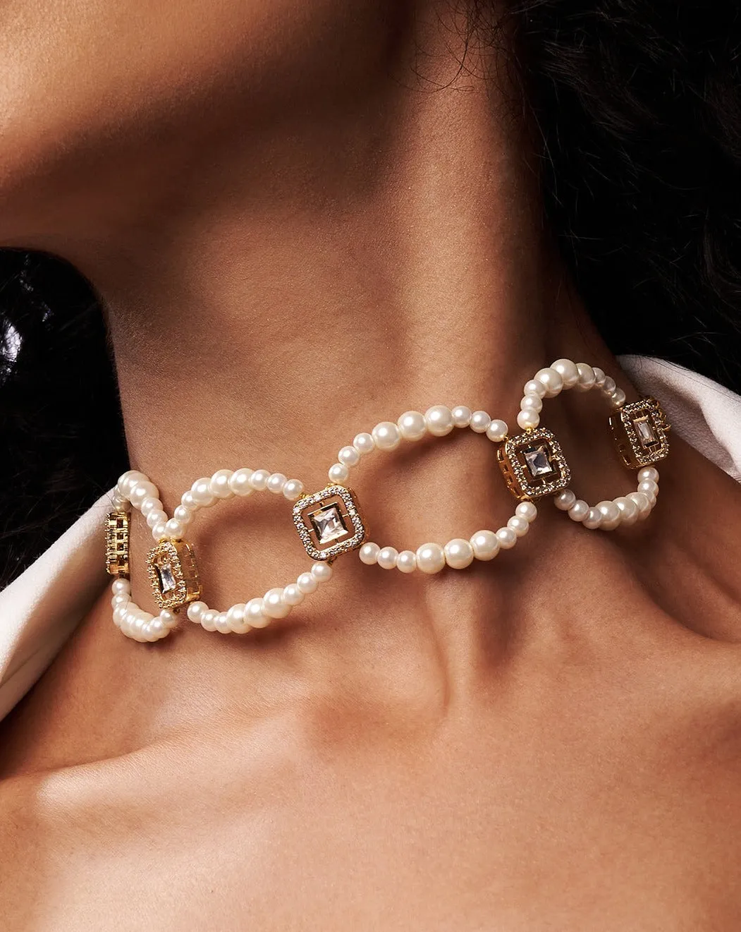 Pearl Choker Necklace