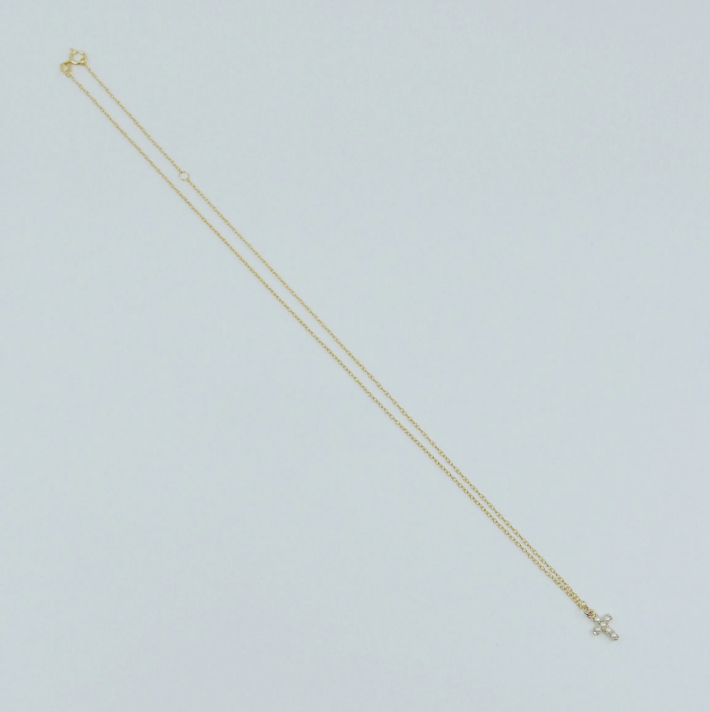 Pearl Cross Necklace