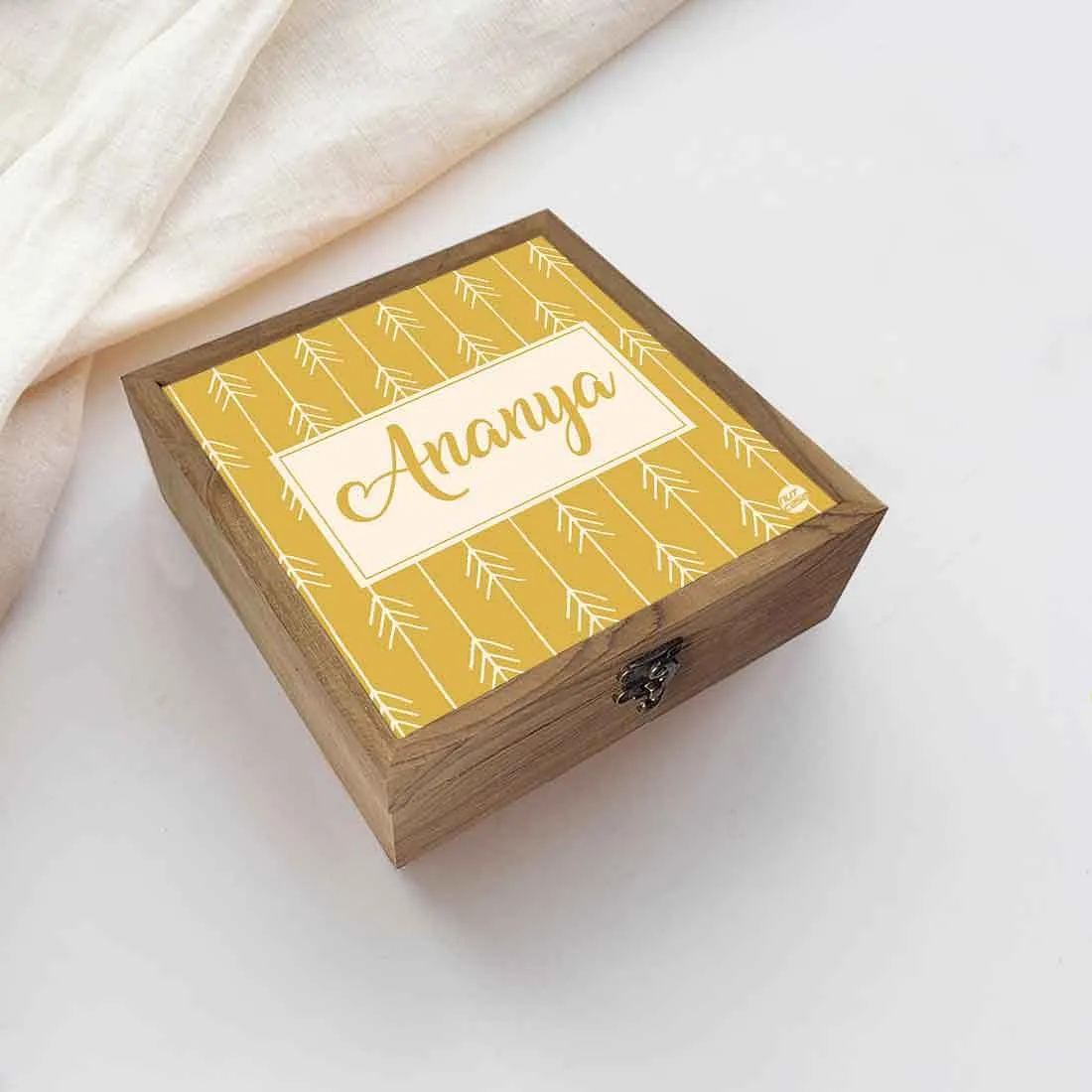 Personalised Jewellery Box for Girls Women-Arrow End