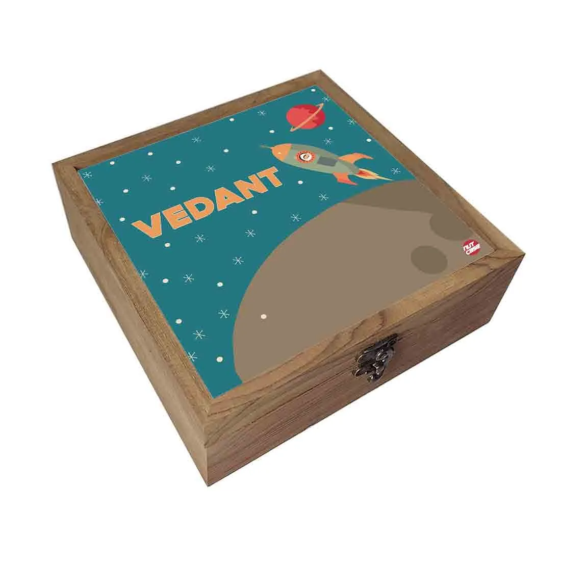 Personalised Jewellery Box With Name for Boy - Space