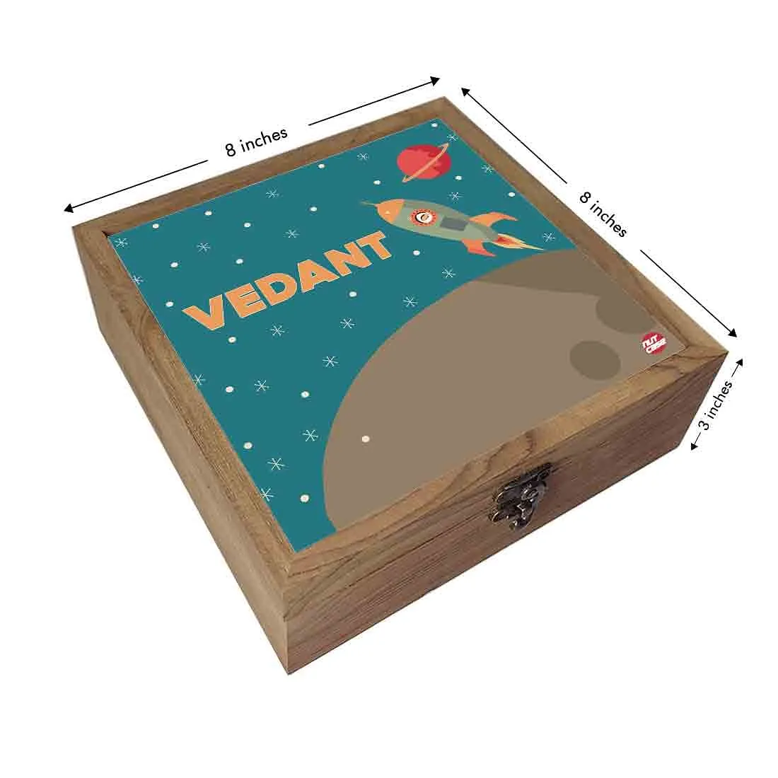 Personalised Jewellery Box With Name for Boy - Space