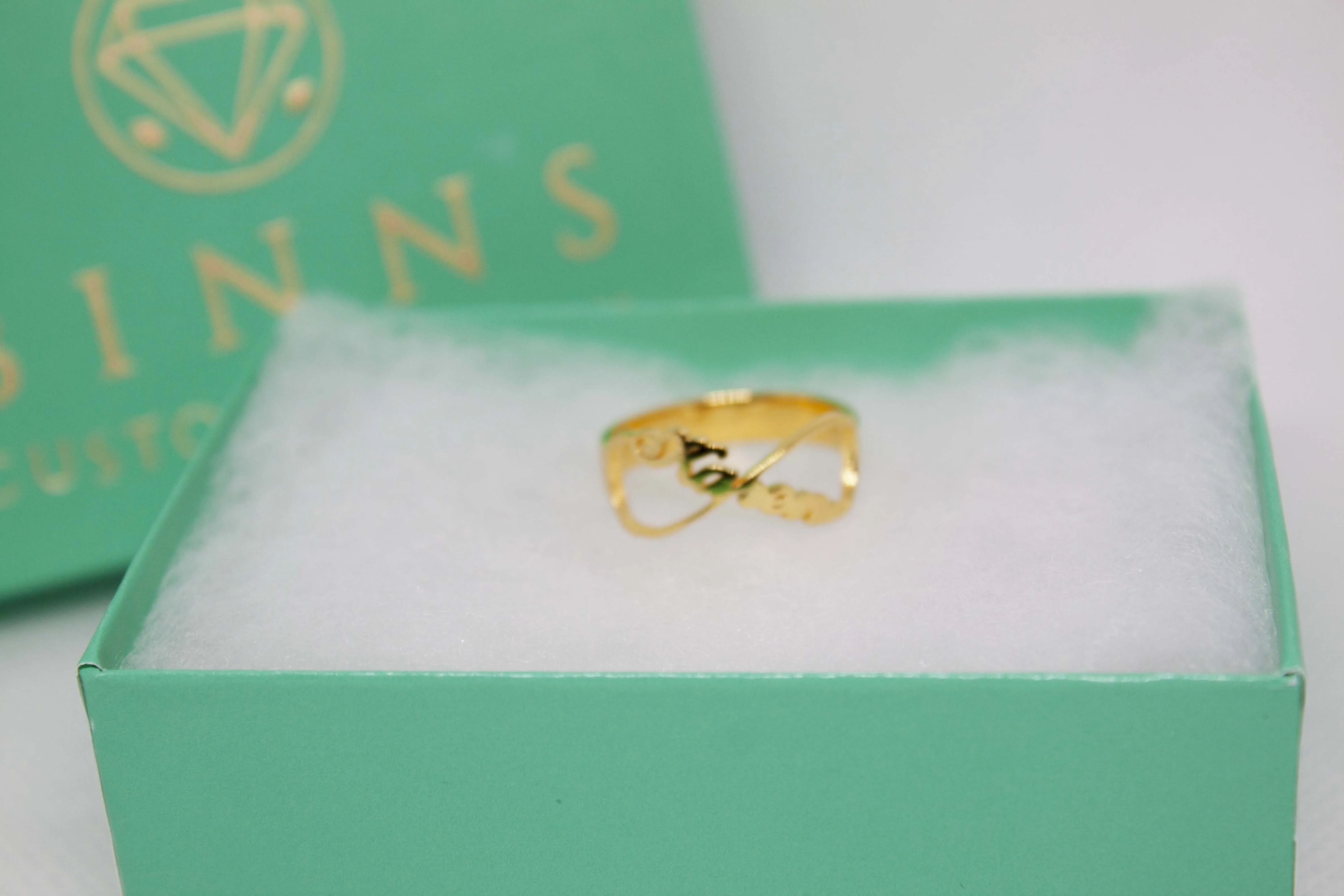 Personalized Infinity Ring