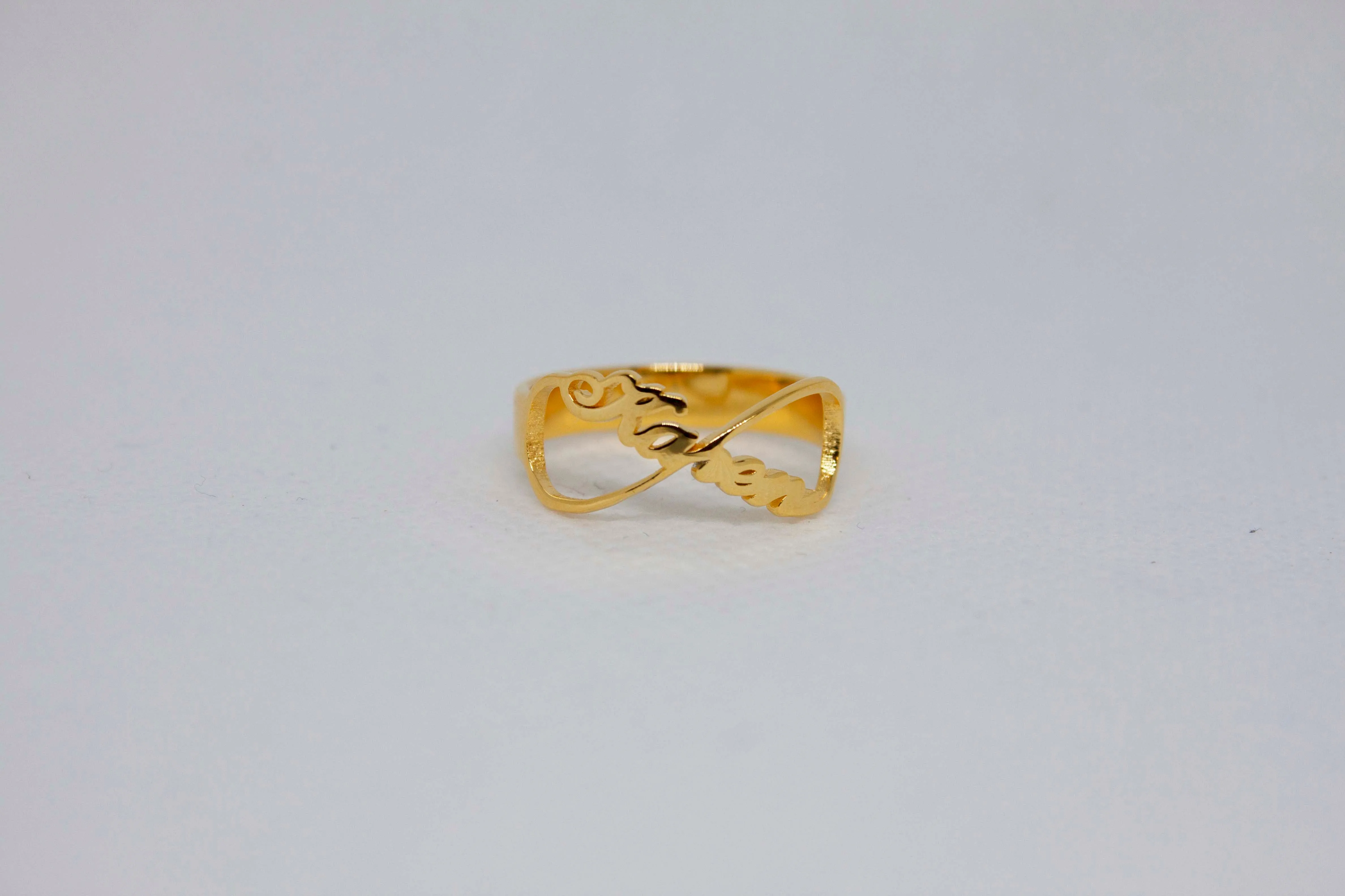 Personalized Infinity Ring