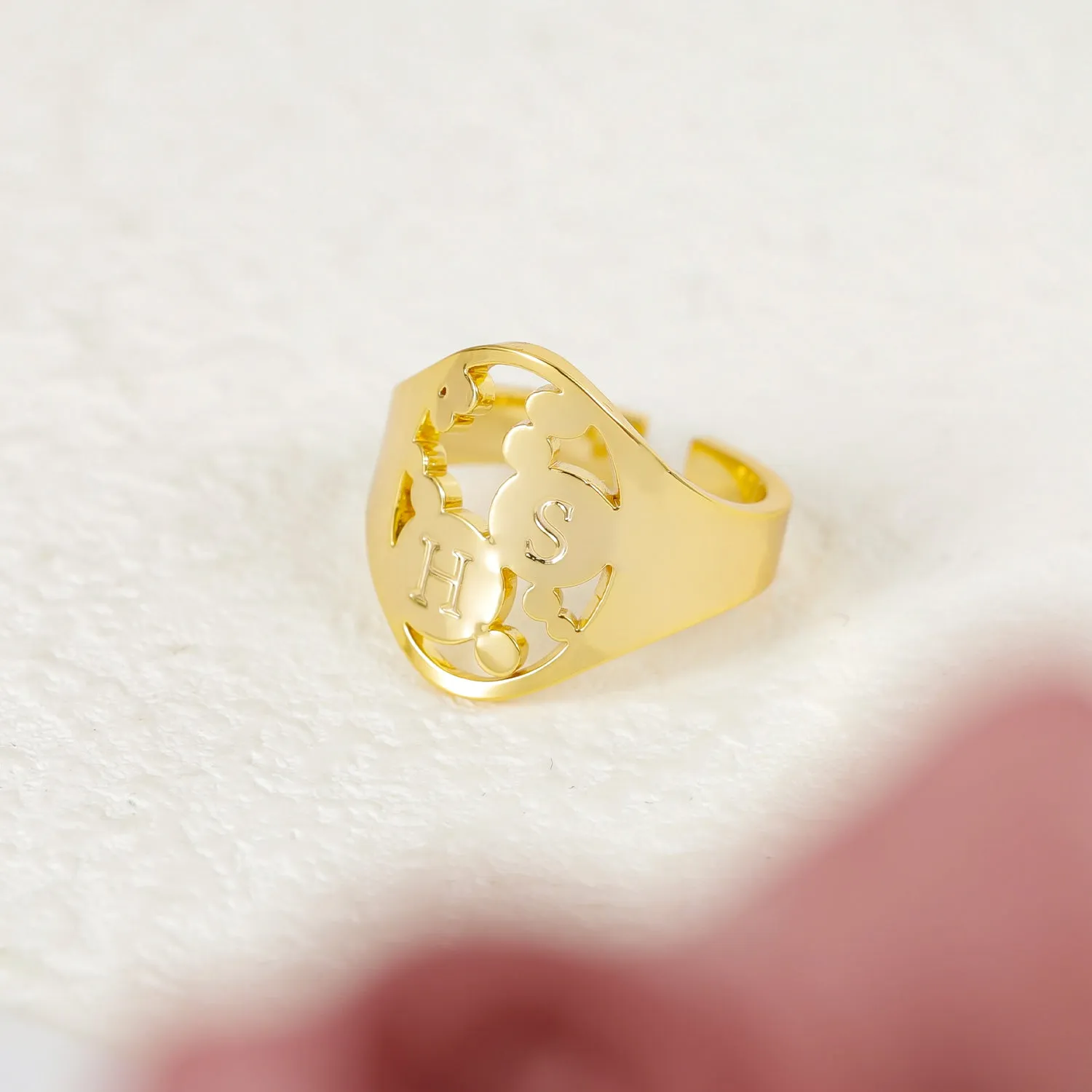 Personalized Initial Letter Rings  QFR3086