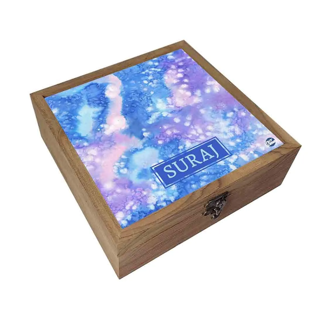 Personalized Jewelry Storage Organizer Box - Arctic Space