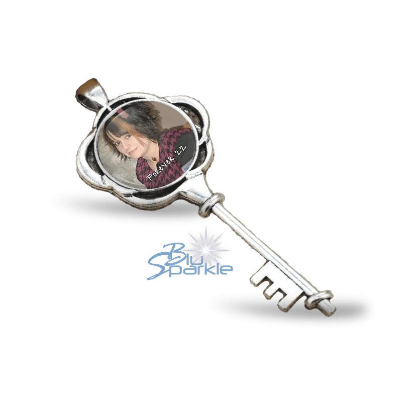 Personalized Photo Key Pendants