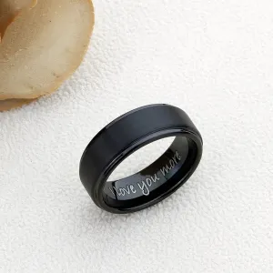 Personalized Promise Ring for Men