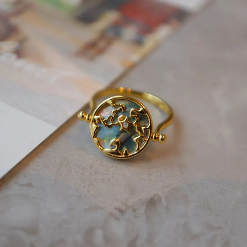 Personalized Reversible Double Side Ring
